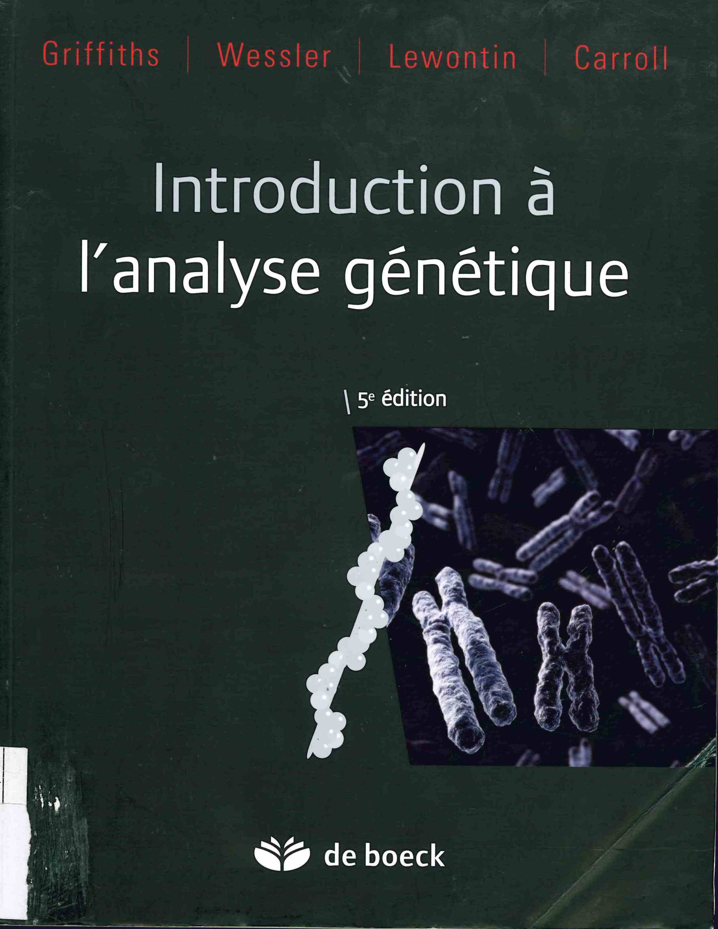 Introduction à l'analyse génétique 