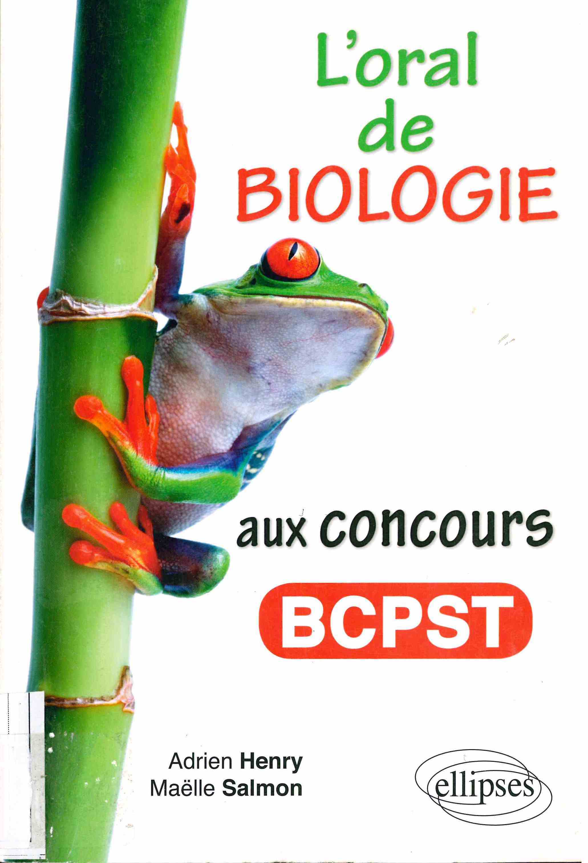 L'oral de biologie aux concours BCPST