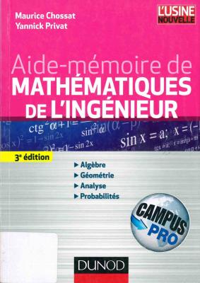 Aide-mémoire de mathématiques de l'ingénieur