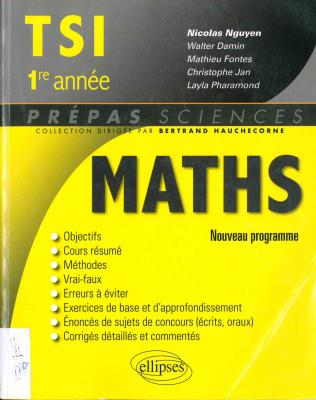 Mathématiques : TSI, 1re année : nouveau programme